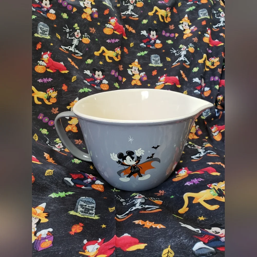 Halloween Mickey And Minnie Mouse Mixing Bowl New